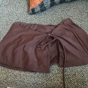 Brown swim bottoms